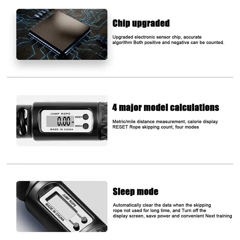 Revolutionary Digital Skipping Rope with Smart Counter — Your Fitness Game Changer!