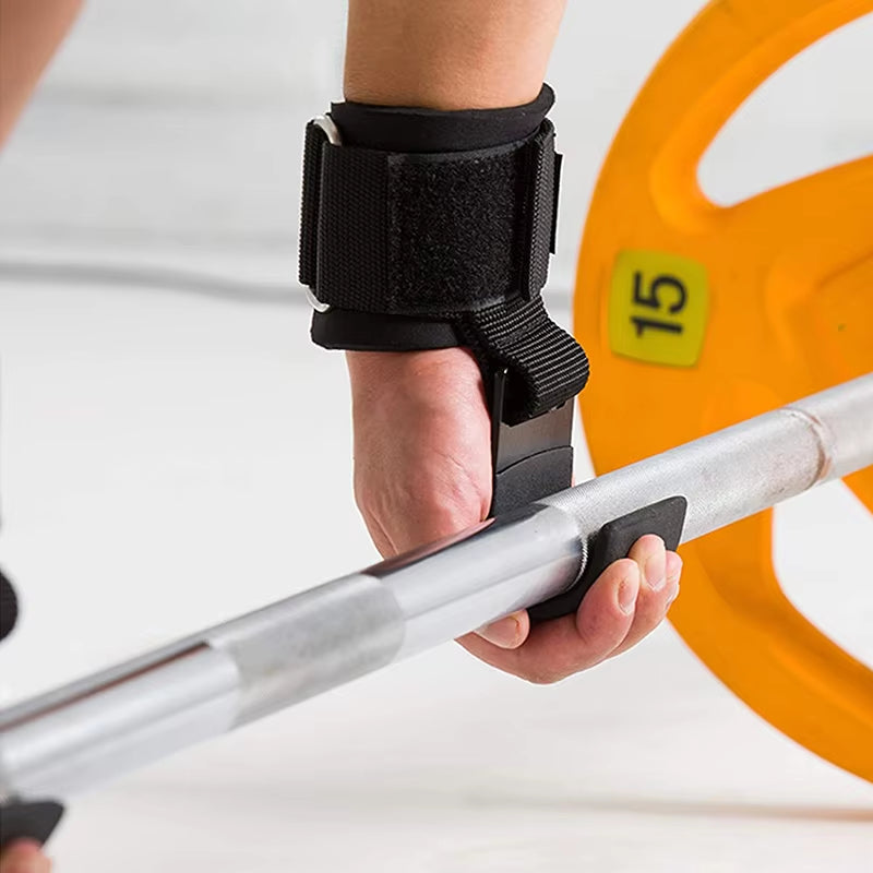 Elevate Your Workout with Our Premium Weight Lifting Hook Grips and Wrist Wraps - Unmatched Comfort and Support for Powerlifting and Bodybuilding!