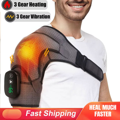 ThermaRelief™ – Electric Heated Shoulder & Knee Massager