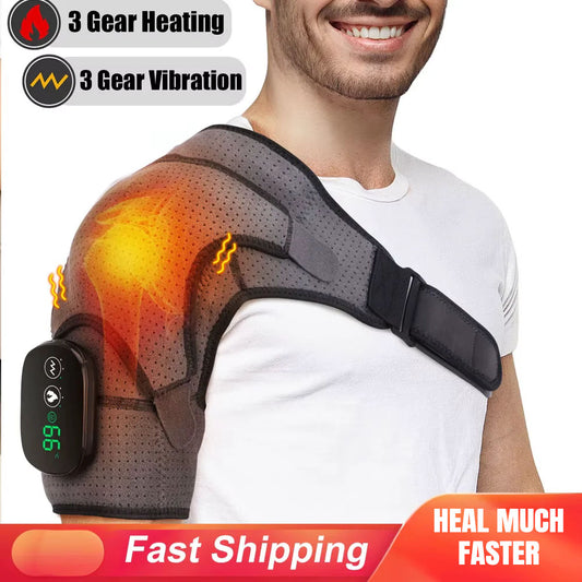 ThermaRelief™ – Electric Heated Shoulder & Knee Massager