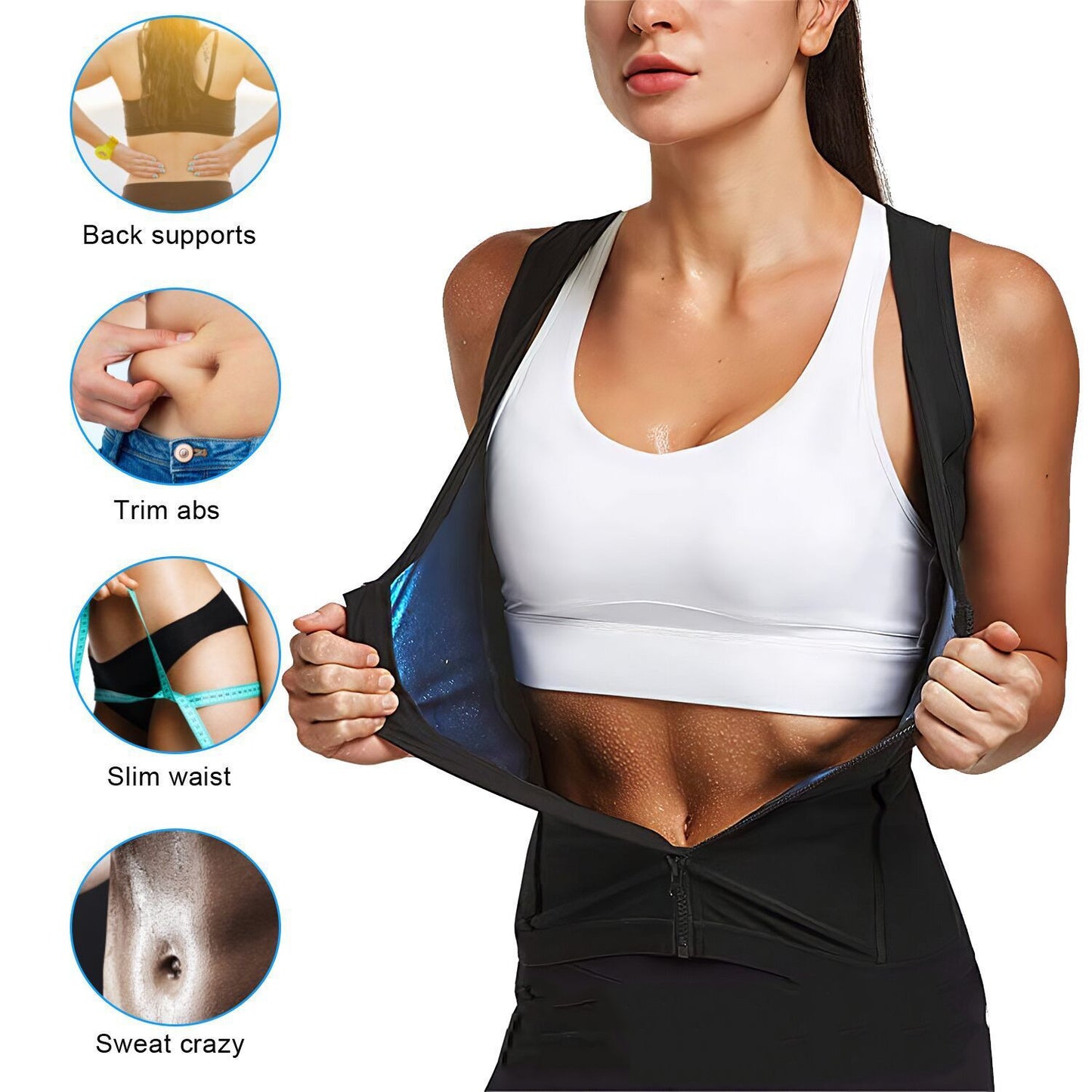 Fitness Sports Fast Wicking Neoprene Sauna Vest