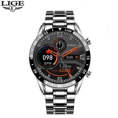 Discover the Ultimate 2025 Steel Band Luxury Smart Watch: Bluetooth Call, Waterproof, and Fitness Tracking for Men