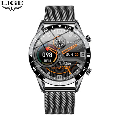 Discover the Ultimate 2025 Steel Band Luxury Smart Watch: Bluetooth Call, Waterproof, and Fitness Tracking for Men