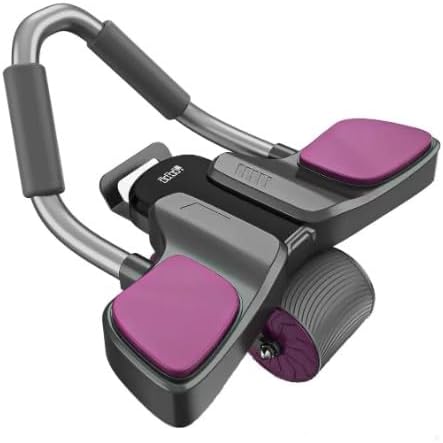 Revolutionary Automatic Rebound Ab Roller with Knee Mat - Enhance Your Core Workout with Digital Timer & Counter