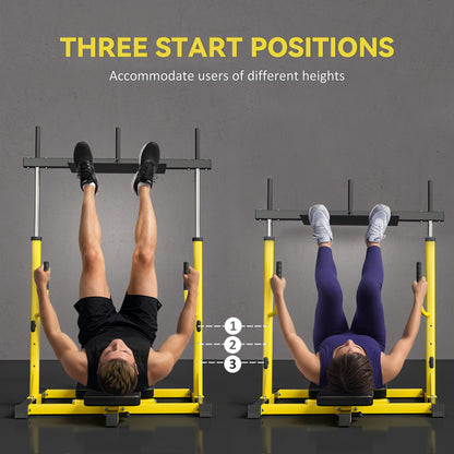 Soozier Leg Extension and Curl Machine, Adjustable Leg Extension Machine, 1" standard Plate Compatible, 660LBS Capacity