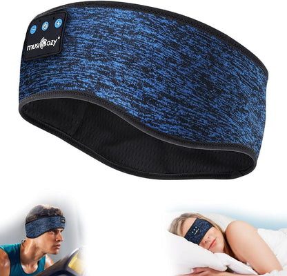 Ultimate Sleep Headphones Bluetooth Headband - Wireless Music Mask for Side Sleepers, Waterproof for Travel, Yoga & Workouts - Perfect Unique Gift for Insomnia Relief