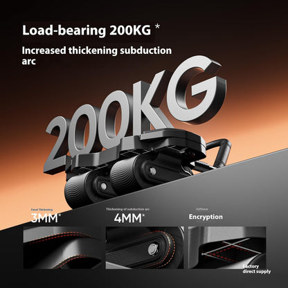 Revolutionary Automatic Rebound Ab Roller Wheel with Elbow Support & Knee Mats - Ultimate Core Training Equipment for Home Workouts