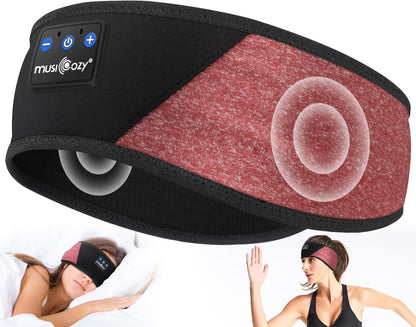 Ultimate Sleep Headphones Bluetooth Headband - Wireless Music Mask for Side Sleepers, Waterproof for Travel, Yoga & Workouts - Perfect Unique Gift for Insomnia Relief