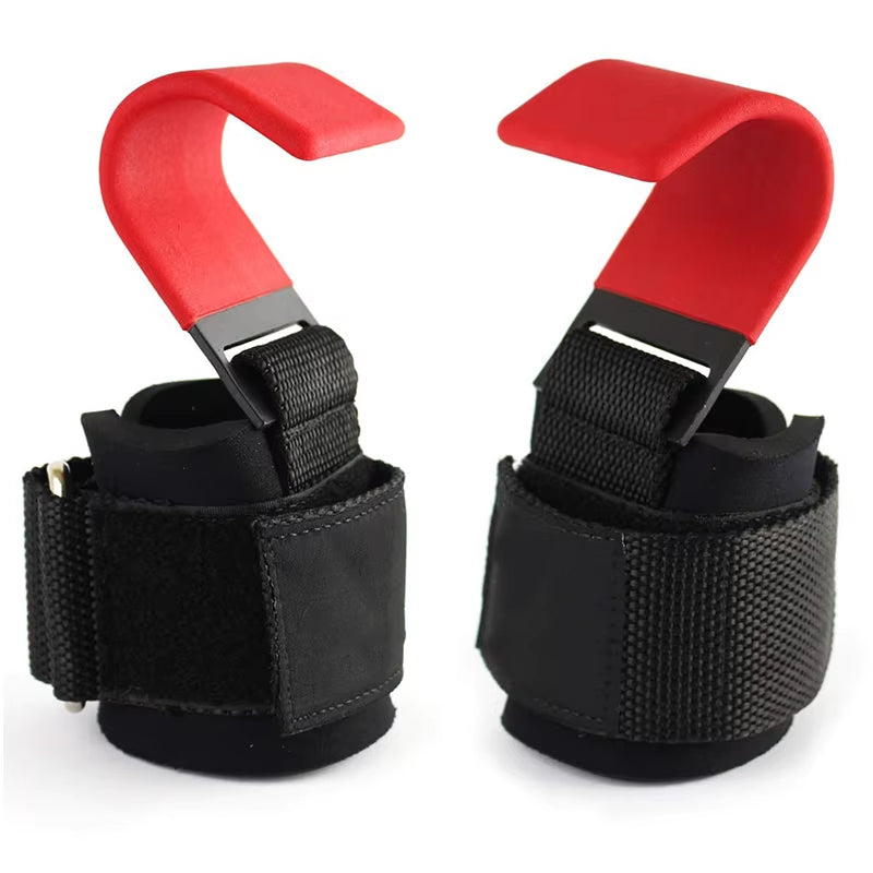 Elevate Your Workout with Our Premium Weight Lifting Hook Grips and Wrist Wraps - Unmatched Comfort and Support for Powerlifting and Bodybuilding!