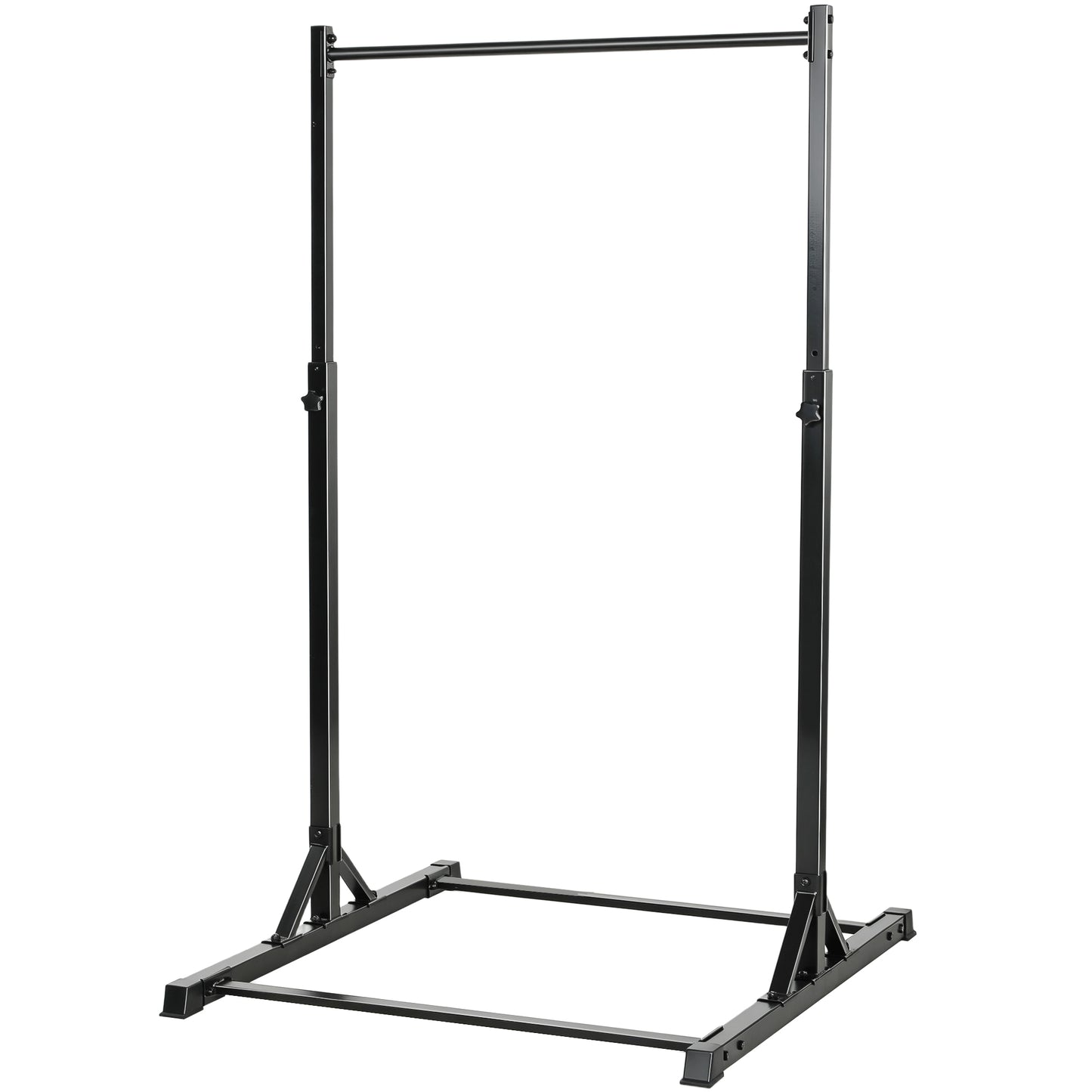 Soozier Portable Pull Up Station, Height Adjustable Pull Up Bar with 8 Levels for Home Gym Strength Training, 440LBS Capacity