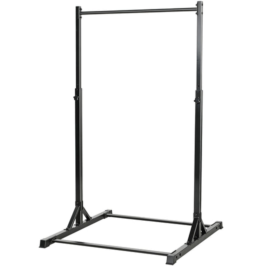 Soozier Portable Pull Up Station, Height Adjustable Pull Up Bar with 8 Levels for Home Gym Strength Training, 440LBS Capacity