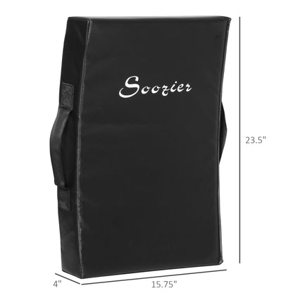 Soozier Boxing Pad, Kick Shield, Curved Muay Thai Kicking Pad, Great for MMA, Taekwondo, Krav Maga, Martial Arts, Karate