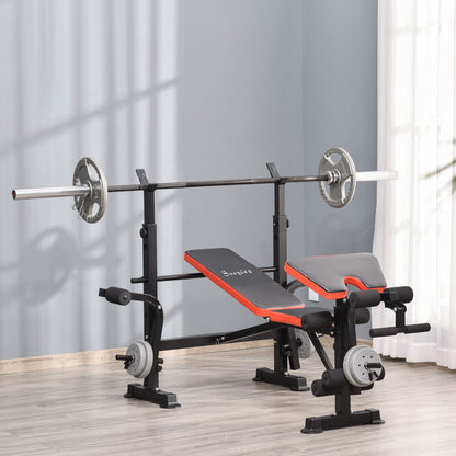 Soozier Adjustable Weight Bench for Weight Lifting and Strength Training