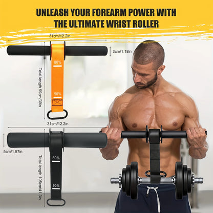 Elevate Your Strength Training with the Forearm Strength Trainer Wrist Roller - Durable, Adjustable, and Non-Slip for Home Workouts!