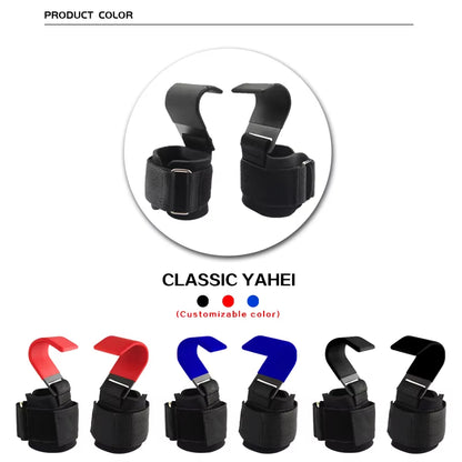 Elevate Your Workout with Our Premium Weight Lifting Hook Grips and Wrist Wraps - Unmatched Comfort and Support for Powerlifting and Bodybuilding!