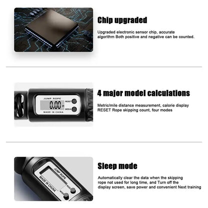 Revolutionary Digital Skipping Rope with Smart Counter — Your Fitness Game Changer!