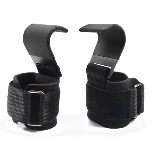 Elevate Your Workout with Our Premium Weight Lifting Hook Grips and Wrist Wraps - Unmatched Comfort and Support for Powerlifting and Bodybuilding!
