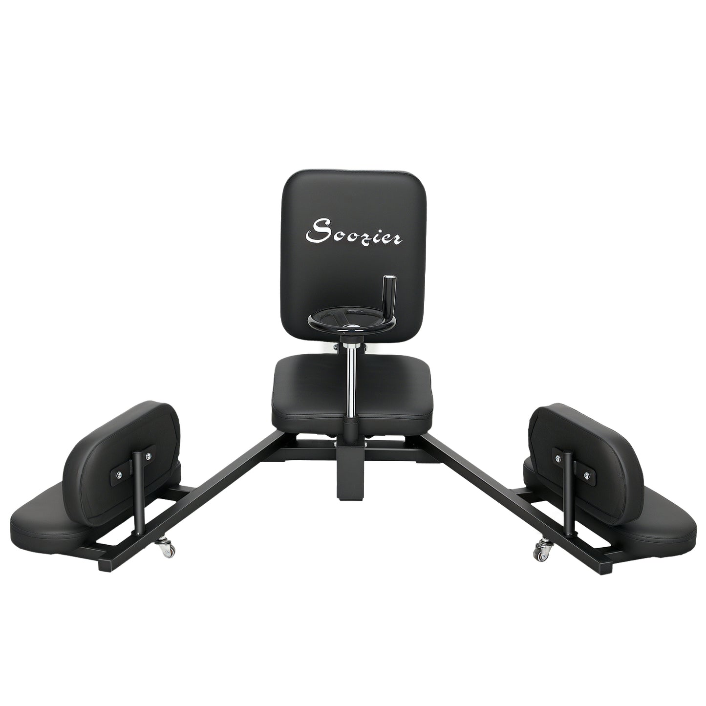 Soozier Leg Stretcher, 180° Adjustable Leg Split Machine with Handwheels, Leg Stretching Equipment for Flexibility