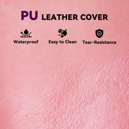 Soozier 4'x6'x2'' Folding Gymnastics Tumbling Mat, Exercise Mat  with Carrying Handles for Yoga, MMA, Martial Arts, Stretching, Core Workouts, Pink and Purple