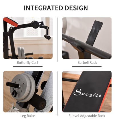 Soozier Adjustable Weight Bench for Weight Lifting and Strength Training