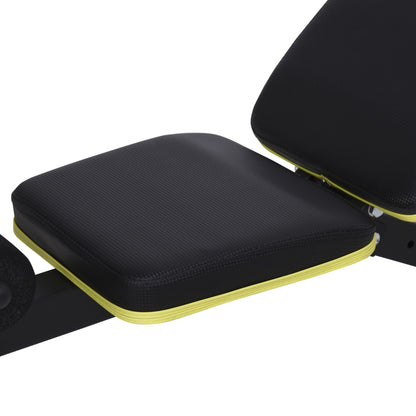 Soozier Adjustable Weight Bench, Sit Up Dumbbell Bench, Multi-Functional Purpose Hyper Extension Workout Bench with Adjustable Seat and Back Angle