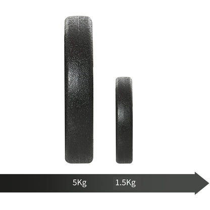 Soozier Adjustable 2 x 55lbs Weight Dumbbell Set for Weight Fitness Training Exercise Fitness Home Gym Equipment, Black (Pair)