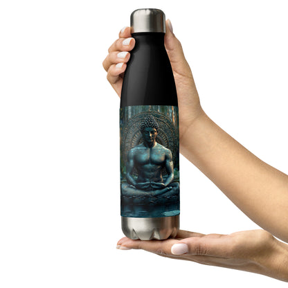 ZEN WARRIOR - Premium Quality Unique Stainless Steel Water Bottle 17 OZ
