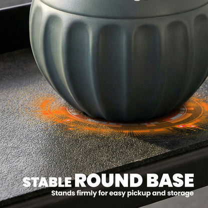 Soozier Kettlebell, 13 lbs Kettle Bell with Non-Slip Handle for Home Gym, Weight Lifting and Strength Training, Grey